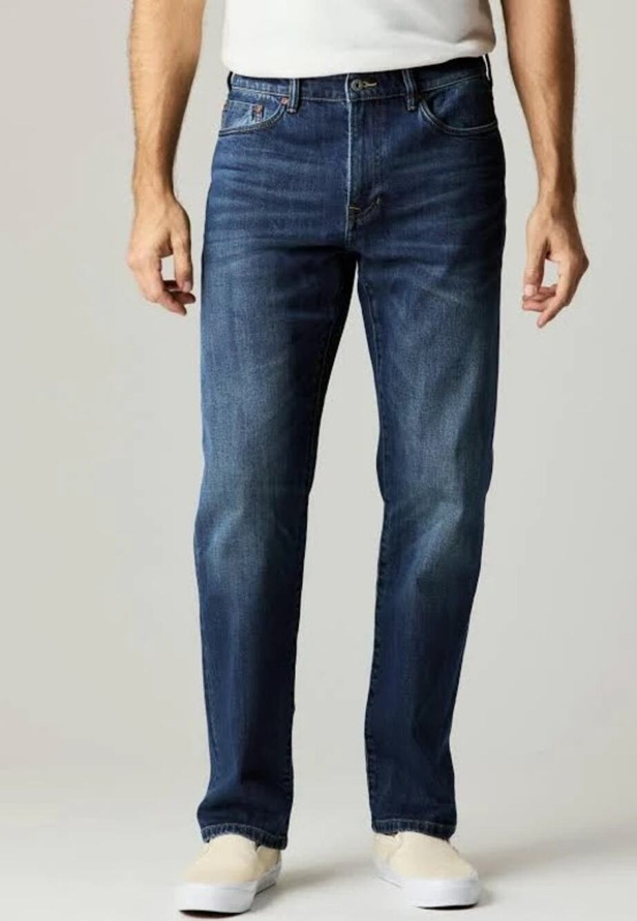 Flint & Tinder 33x32 Selvedge Athletic Slim Jeans Medium Wash Huckberry